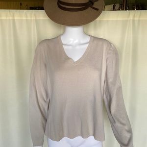 CHICO’s Sz 3 Tan sweater